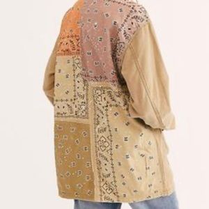 NWT Free People Bandana jacket size L